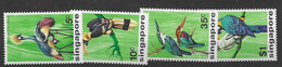 Singapore Mnh ** 1975 38 Euros Bird Set - Singapore (1959-...)