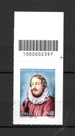 ITALIA :  Giovan Battista Basile -  C/Barre N° 2397  MNH** Del  15.02.2024 - Code-barres