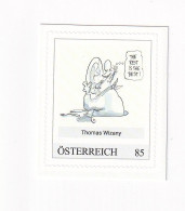 ÖSTERREICH - KARIKATURMUSEUM KREMS - THOMAS WIZANY - Personalisierte Briefmarke ** Postfrisch Selbstklebemarke - Timbres Personnalisés