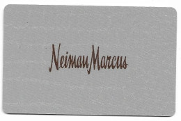 Neiman Marcus, U.S.A., Carte Cadeau Pour Collection, Sans Valeur, # Neiman-4 - Tarjetas De Fidelización Y De Regalo