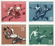 79098 MNH LIECHTENSTEIN 1954 FUTBOL - Ungebraucht