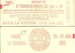 CARNET 2102-C 2 Sabine De Gandon "PHILEXFRANCE 82" Fermé  Bas Prix Parfait état RARE - Modern : 1959-…