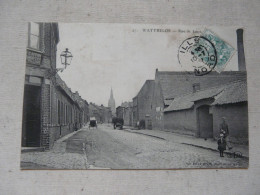 TRES RARE - 59 NORD - WATTRELOS : Rue De Leers - Wattrelos