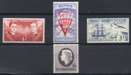 REF 002 > ROSS  NOUVELLE ZELANDE < Yvert N° 1 - 4 * * Neuf Luxe MNH * * New Zélande Antartic - Nuovi