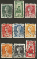 PAYS-BAS: Obl., N° YT 118 à 126, TB - Used Stamps