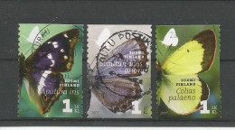 Finland 2007 Butterflies Y.T. 1827/1829 (0) - Used Stamps