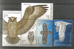 Finland 1998 Bird Of Prey  Y.T. 1412/1416 (0) - Gebraucht