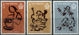 SAN MARINO - 2023 - SET OF 3 STAMPS MNH ** - Artisan Crafts - Unused Stamps
