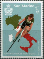 SAN MARINO - 2023 - STAMP MNH ** - Tenth Giro D'Italia D'Epoca Cycling Tour - Unused Stamps