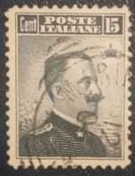 Italy 15C Used Classic Stamp King Victor Emmanuel - Oblitérés