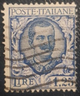 Italy 1.25L Used Classic Stamp King Victor Emmanuel - Oblitérés