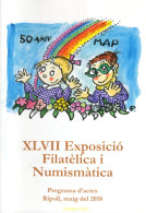 Catálogo XLVII Exposició Filatèlica I Numismàtica (Ripoll 2018) - Motivkataloge