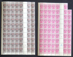 Algérie - Yvert Taxe 33 Et 34 - Fragments De Feuilles De 70 Timbres - Neuf SANS Charnière - Timbres-taxe