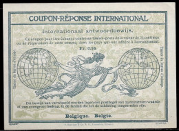 BELGIQUE BELGIE BELGIUM  Ro4  International Reply Coupon Reponse Antwortschein IAS IRC Watermark Shifted - Coupons-réponse Internationaux