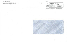 BELGIUM - 2023, PRIORITY POSTAL FRANKING MACHINE COVER TO DUBAI. - Brieven En Documenten