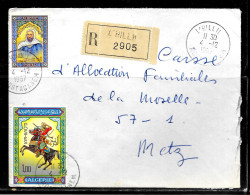 CC238 - ALGERIE - LETTRE RECOMMANDEE DE L'HILLIL MOSTAGANEM DE 1967 POUR METZ - Algeria (1962-...)