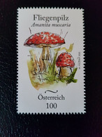 Austria 2022 Autriche Mushrooms FLY AGARIC Champignons Pilz Seta Fungo 蘑菇 1v - Neufs