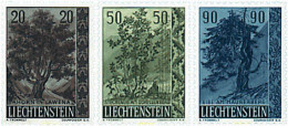 82959 MNH LIECHTENSTEIN 1958 ARBOLES Y ARBUSTOS - Ongebruikt