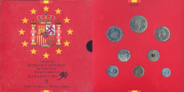 España  Spain  Cartera Oficial Pesetas 1994 Juan Carlos I FNMT - [ 4] 1975-… : Juan Carlos I