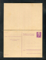 "DDR" 1966, Postkarte Mit Antwortteil Mi. P 78 ** (R0052) - Postkaarten - Ongebruikt