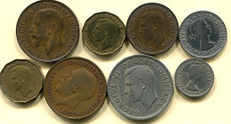 Grande-Bretagne - Lot De 8 Pièces (période 1919 - 1956) - Collezioni