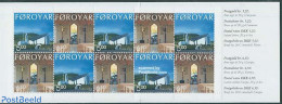 Faroe Islands 2002 Christmas Booklet, Mint NH, Religion - Christmas - Churches, Temples, Mosques, Synagogues - Stamp B.. - Noël