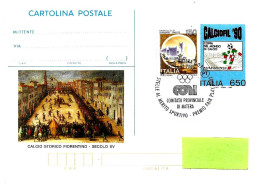 ITALIA ITALY - 2002 MATERA Stelle Al Merito Sportivo Premio Fair Play CONI (cerchi Olimpici) Su Cartolina Postale - 8124 - 2001-10: Storia Postale