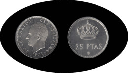 España Juan Carlos  25 Pesetas JC 1975 *(19-77) - [ 4] 1975-…: Juan Carlos I.