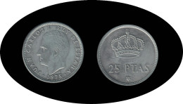 España Juan Carlos 25 Pesetas JC 1975 *(19-76) - [ 4] 1975-…: Juan Carlos I.