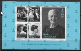 Danemark 2020 Bloc Feuillet F1949 Neuf 80 Ans De La Reine - Blocks & Sheetlets