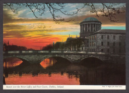 112625/ DUBLIN, Sunset Over The River Liffey And Four Courts - Dublin