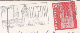 SWAN Illus SLOGAN Cover 1965 SWITZERLAND  Postcard  Stamps Bird Birds - Zwanen