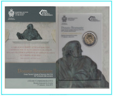 San Marino 2014 2 € Euros Conmemorativos Cartera Oficial Bramante - Altri & Non Classificati