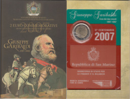 San Marino 2 Euros Conmemorativos (estuche Oficial) 2007 - Altri & Non Classificati