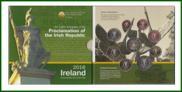 Irlanda 2016 Cartera Oficial Monedas € Euro Hibernia - Altri & Non Classificati