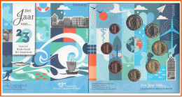 Holanda 2023 Cartera Oficial Monedas € Euros BU Los 4 Elementos - El Agua - - Altri & Non Classificati