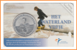 Holanda 2010 Cartera Oficial Coin Card Moneda 5 € Waterland - Altri & Non Classificati