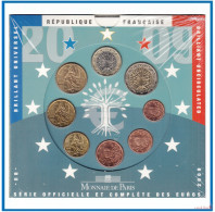 Francia France 2009 Cartera Oficial Monedas € Euros Set Coin - Altri & Non Classificati