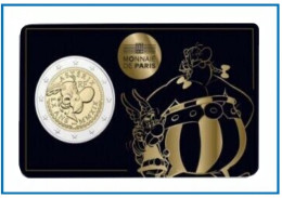 Francia France 2019 Cartera Oficial Coin Card 2  € Euros Conm.  Asterix - Altri & Non Classificati