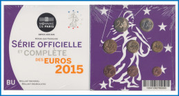 Francia France 2015 Cartera Oficial Monedas € Euros Set Coin - Altri & Non Classificati