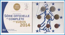 Francia France 2014 Cartera Oficial Monedas € Euros Set Coin - Altri & Non Classificati