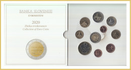 Eslovenia 2020 Cartera Oficial Monedas € Euros + 2 € Conm. + 3 € - Altri & Non Classificati