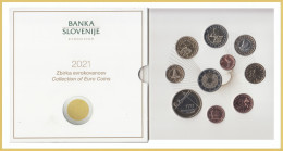 Eslovenia 2021 Cartera Oficial Monedas € Euros + 2 € Conm. + 3 € - Altri & Non Classificati