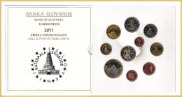 Eslovenia 2011 Cartera Oficial Monedas € Euros + 2 € Conm. + 3 € Conm. - Altri & Non Classificati