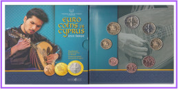 Chipre 2023 Euroset Cartera Oficial Euro € Set Musica Tradiconal - Autres & Non Classés