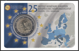 Bélgica 2019 Cartera Oficial Coin Card Moneda 2 € Conm Instituto Monetario - Sonstige & Ohne Zuordnung