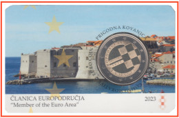 Croacia 2023 Cartera Of Coin Card Moneda 2€ Conmemorativos Introducción Del Eu - Otros & Sin Clasificación