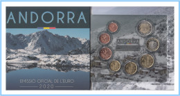 Andorra 2020 Cartera Oficial Euros € La Moneda De Andorra - Altri & Non Classificati