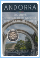 Andorra 2021 Cartera Oficial Coin Card Moneda 2 € Conm Nuestra Señora  Meritxe - Altri & Non Classificati