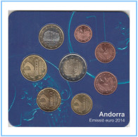 Andorra 2014 Cartera Oficial Euros € Residentes - Altri & Non Classificati